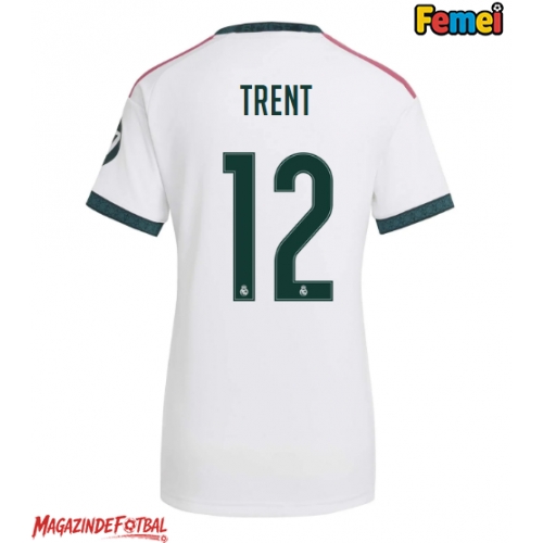 Real Madrid Alexander-Arnold #12 Tricou Fotbal Replică 2026-27 Femei Acasa Real Madrid Alexander-Arnold #12 Tricou Fotbal Replică 2026-27 Femei Acasa